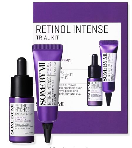 SOME BY MI Retinol Intense Trial Kit - Serum and Eye Cream, 0.33Oz +