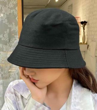 Shein Solid Bucket Hat */