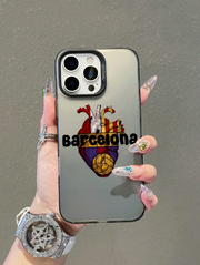 Barcelona Heart Design Phone Case>
