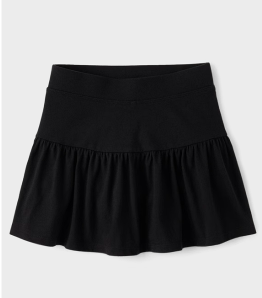 Ch. Place Girls Tiered Skort - black, 10-12T +