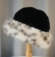 Shein 1pc Women's Luxury Fluffy Winter Hat - Thick & Fluffy Mongolian Style Warm Hat -.