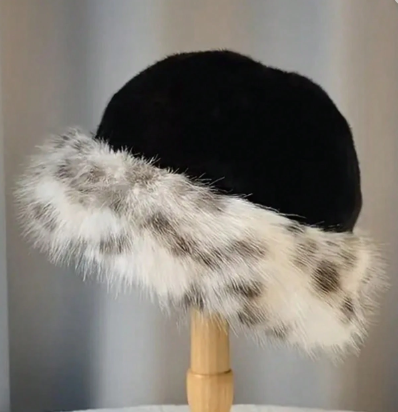 Shein 1pc Women's Luxury Fluffy Winter Hat - Thick & Fluffy Mongolian Style Warm Hat -.