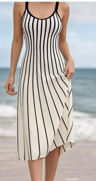 Shein Bohemian Style Long Strap Dress, XL +