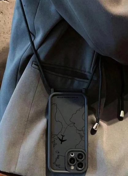 Luxury Textured Thicker Anti-Drop Handmade Woven Lanyard Detachable Shoulder Strap For Iphone>