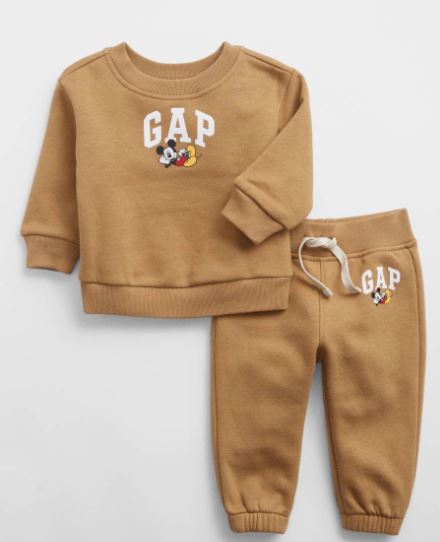 Baby Gap | Disney Mickey Mouse Gap logo outerwear set, 0-3M */#