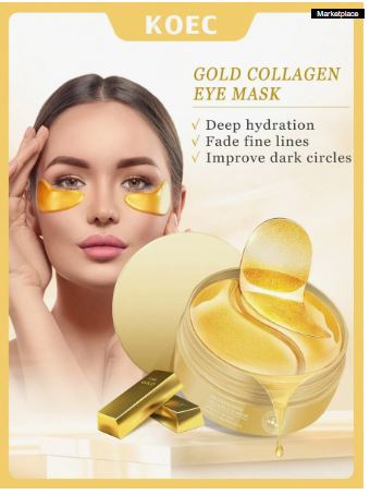 Shein 24k Gold Nourishing Firming Collagen Eye Mask 30Pairs */
