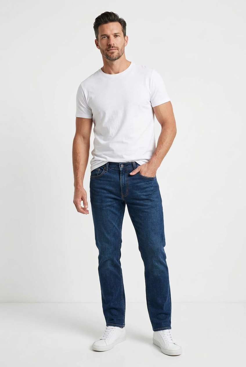 Levi's® 511 Men's Slim Fit Stretch Jeans - Blue Denim, Size: 42
