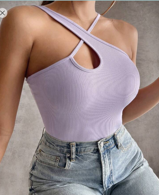 Shein Bae Crisscross Front Top, M +