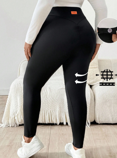 Shein Casual Solid Color Bottoms, Black Pants +