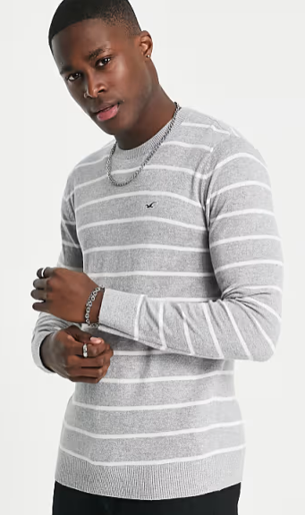 Hol. Icon Logo Stripe Knit Jumper, M +