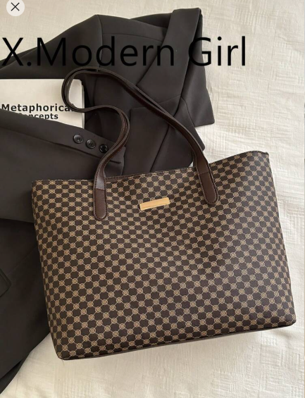 Shein Letter Print, Large Capacity Tote Bag +