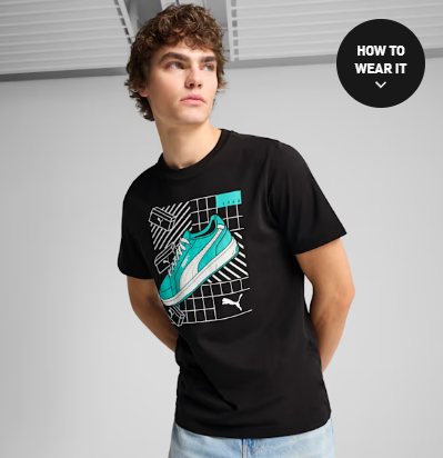 Puma Graphics Sneakers Tee, S +
