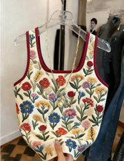 Shein Printed Fitted Tank Top>