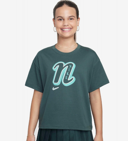 Nike Sportswear Girls Junior T-shirt, 8-10T +