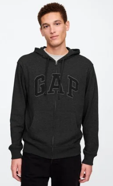 Gap Logo Zipper Jacket, XL +