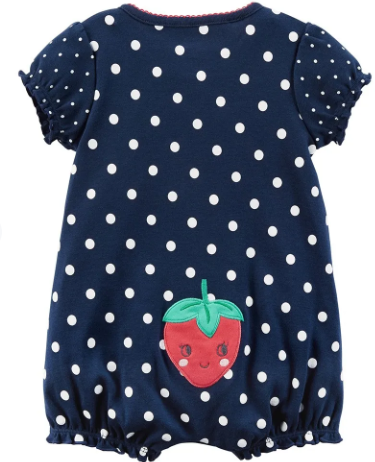 Carter's Strawberry Romper - Baby Girl, 6M +