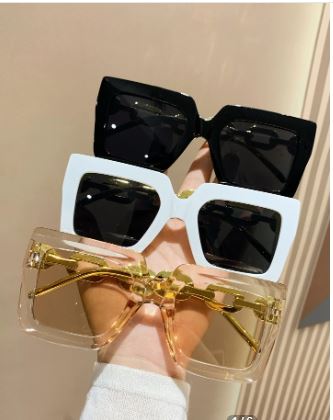 Shein 3pairs Women White Square Frame Fashion Glasses /