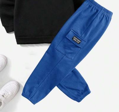 Shein Young Boy Flap Pocket Cargo Pants, 4T +