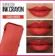 Maybelline Super Stay Ink Crayon Lipstick 40 LAUGH LOUDER +