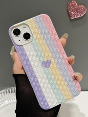 Knitted Texture TPU Painted Phone Case, Suitable For Iphone>