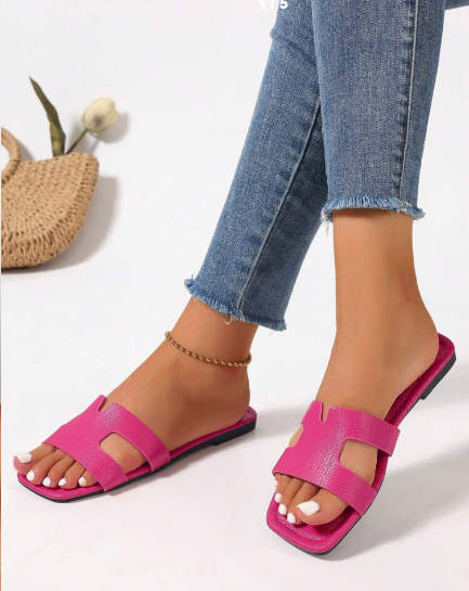 Shein H-Style Slippers For Women, Size: 39 +