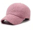 Shein 1pc Unisex Soft Fleece Teddy Baseball Cap