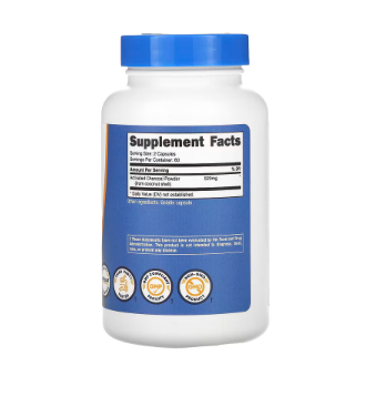 Nutricost, Activated Charcoal, 120 Capsules (520 mg per serving) +