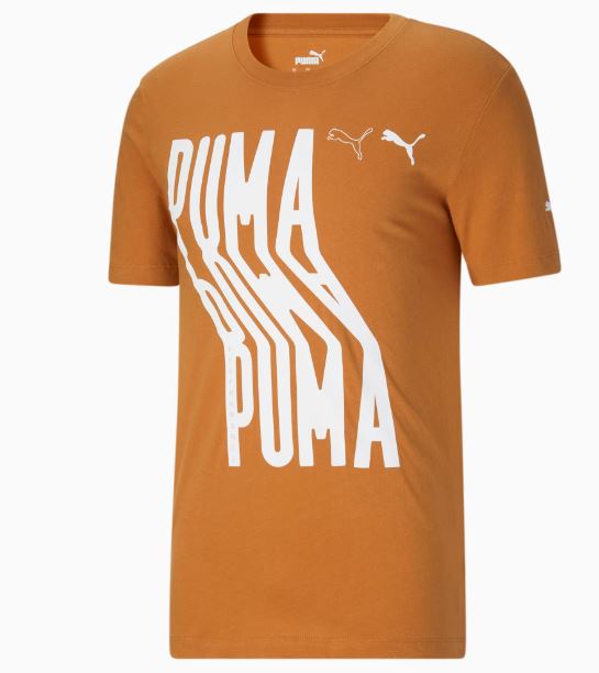 Puma Wavy Baby Men's Logo Tee, L +