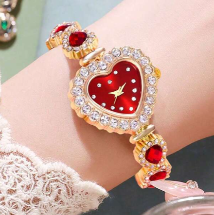Shein 1pc Casual Square Quartz Watch,-.