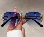 Shein 1pc Women's New Oval Lens Fashion Glasses >