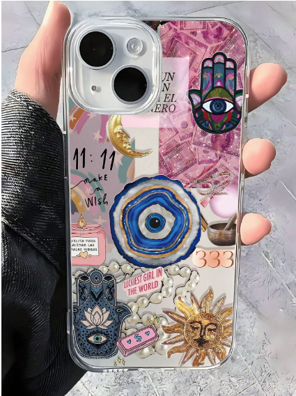 Fashionable Transparent TPU Shockproof Protective Case>