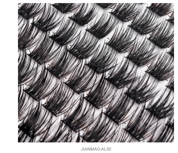 Shein 120 Clusters JIANMAO False Eyelashes, 10-16mm C Curl, Code: Jianmao-AL50 +