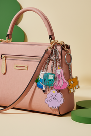 Shein Adventure 5pcs/Set Cartoon Pattern Acrylic Keychain ---