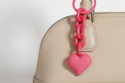 Shein Heart Keychain  Plastic Accessories Car Keys Handbag -.-