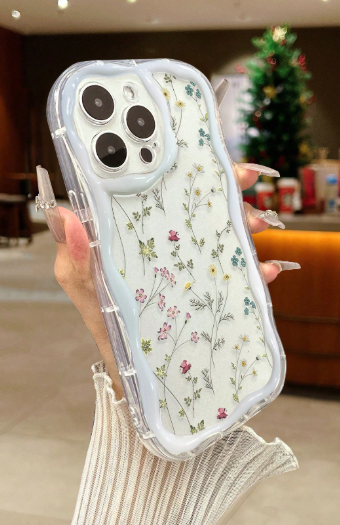 Flower Phone Case Handmade Beaded Bracelet & Printed For Iphone>