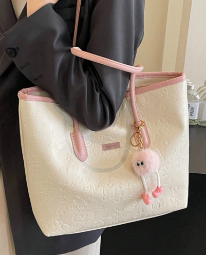 Shein Multifunctional Shoulder Bag, New Canvas Handbag -.