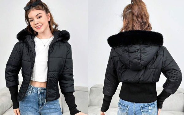 Shein Teen Girls' Y2k Street Style Short Puffer Coat For Casual Wear, 16T /