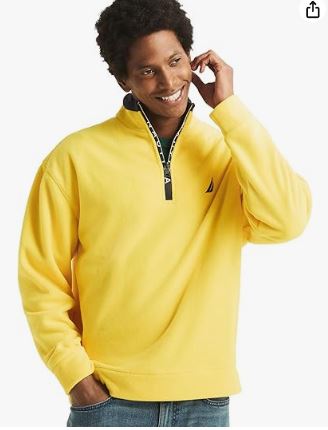 Nautica Half-Zip Fleece Pullover, XL /