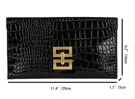 Shein 1pc Minimalist Plain Color Fashionable Clutch Bag>