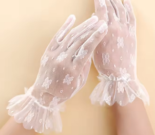 Shein  non-slip cycling gloves, short mesh hand protectors, +