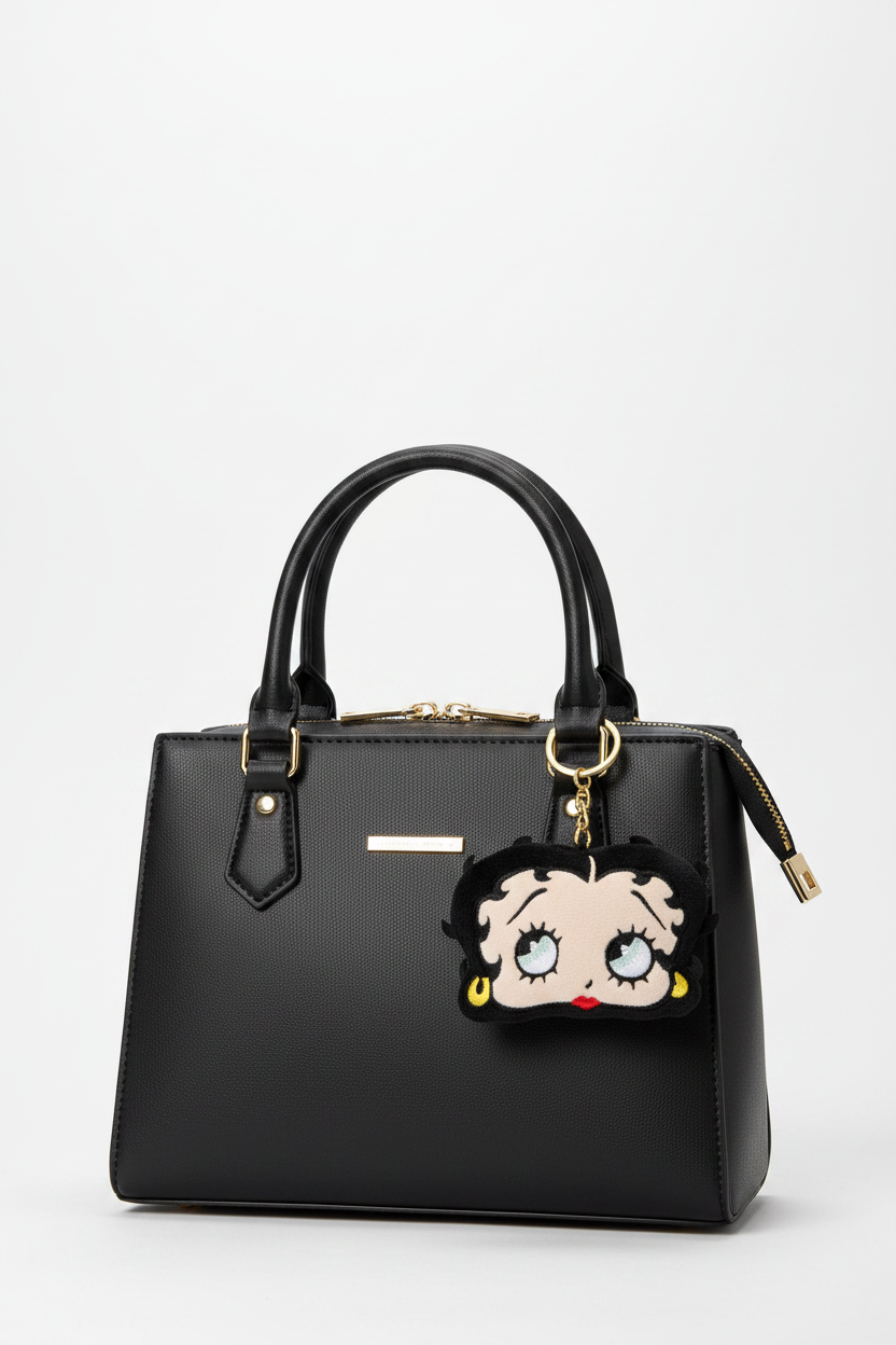 Shein Cute Big Head Doll Keychain, Bag Charm, Wallet Pendant ---