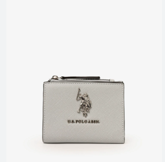 U.S. Polo Assn Zip Coin Wallet With Key Ring +