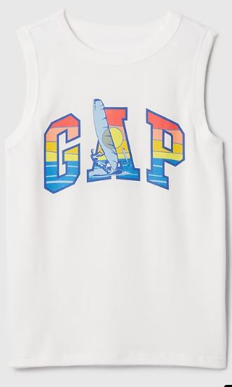 GAP Kids Graphic Muscle Tank Top, 10T /