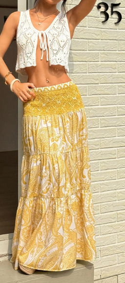 Shein Asymmetrical Long Skirt , One Size +