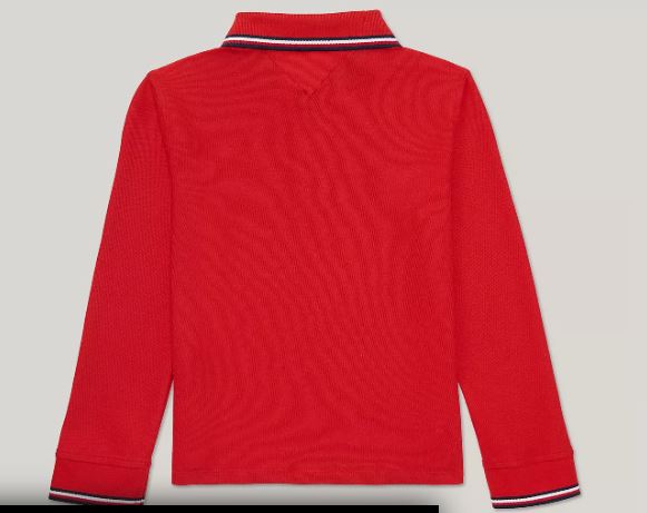 Tommy Kids' Long-Sleeve Wicking Polo +