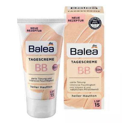 Balea BB Cream Light Skin Tone SPF 15, 50 ml /