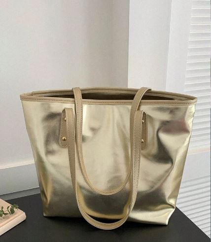 Shein Fashionable Solid Color Simple Tote Bag With Shoulder Strap /