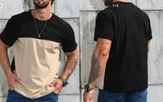 Shein Men Two Tone Tee, XL -.