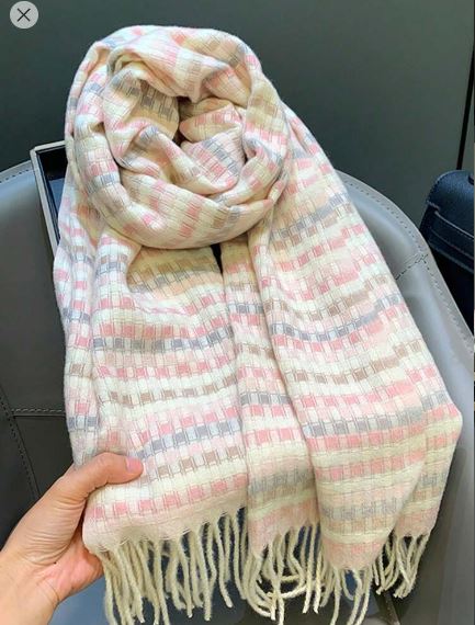 Shein New Checkered Scarf /