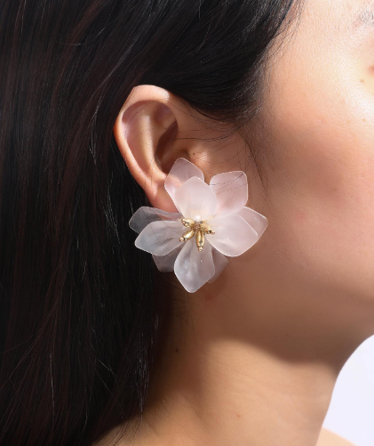 Shein Flower Stud Earrings +